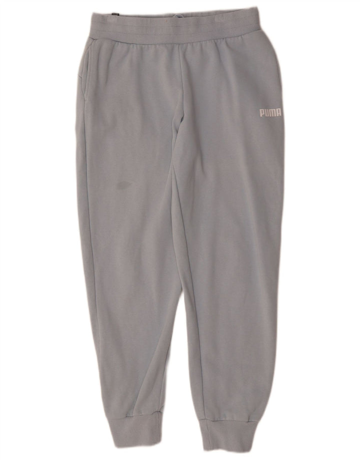 Calça de treino masculina PUMA Joggers médio azul algodão