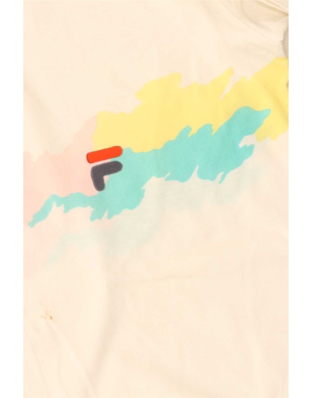 Camisa polo masculina Fila IT 54 XL branca tie-dye