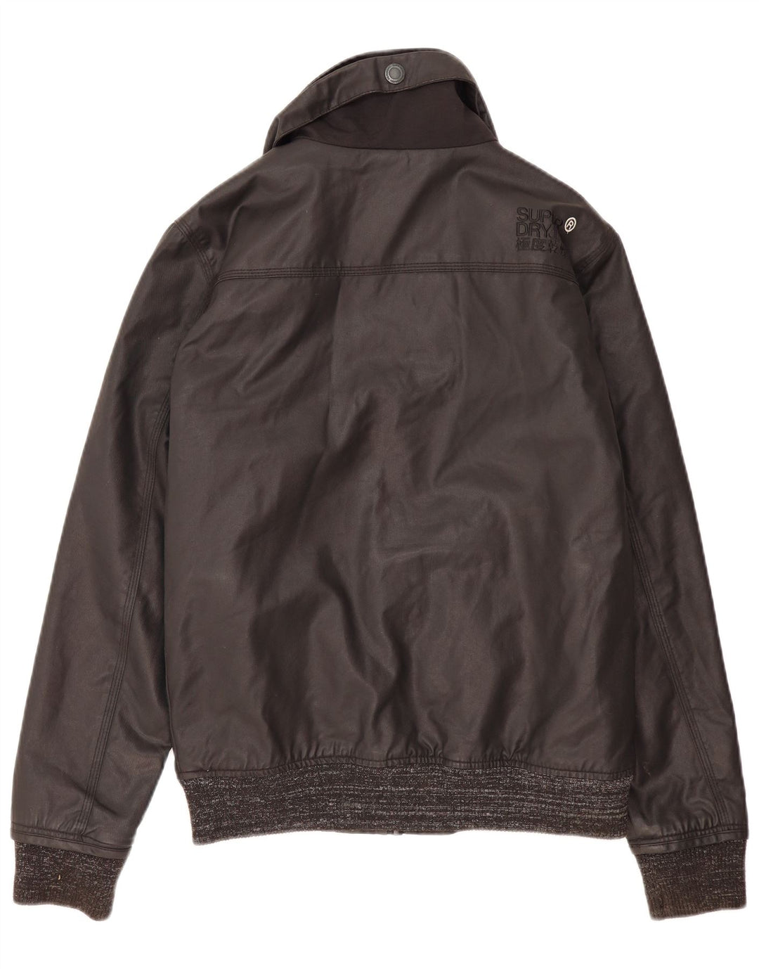 Jaqueta corta-vento masculina Superdry Bomber UK 38 médio preto nylon