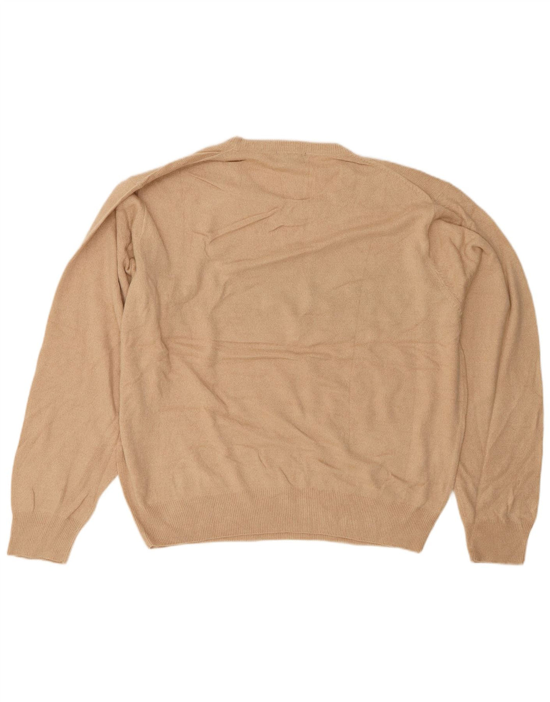 Suéter masculino DOCKERS com gola redonda XL bege listrado poliacrílico