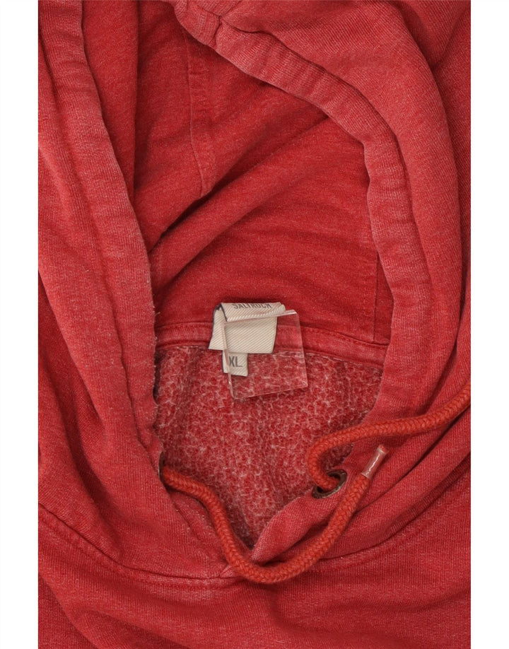 Jumper com capuz gráfico masculino SALTROCK XL algodão vermelho