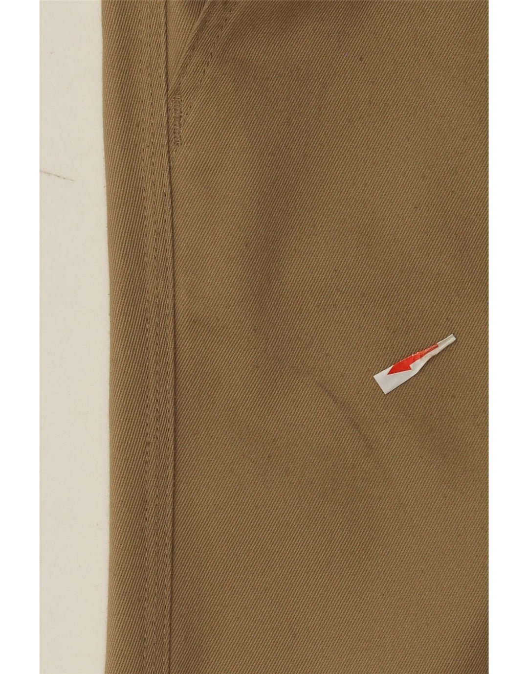 Carhartt Mens Wip Pegged Calças Cropped W29 L24 Poliéster Bege