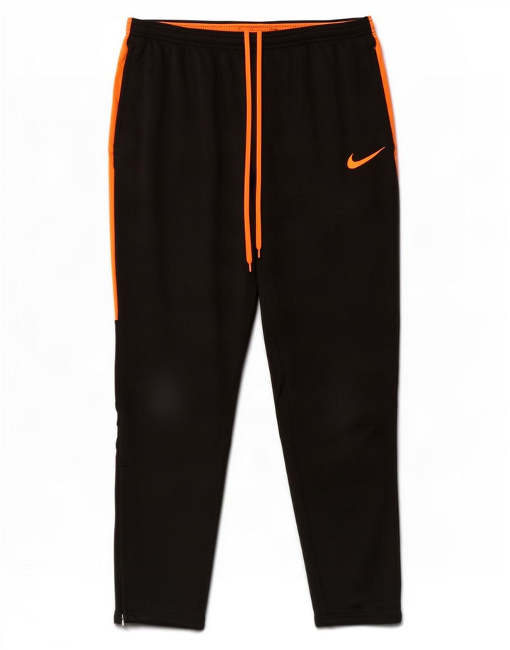 Calça de treino masculina Nike Dri Fit grande poliéster colorblock preto