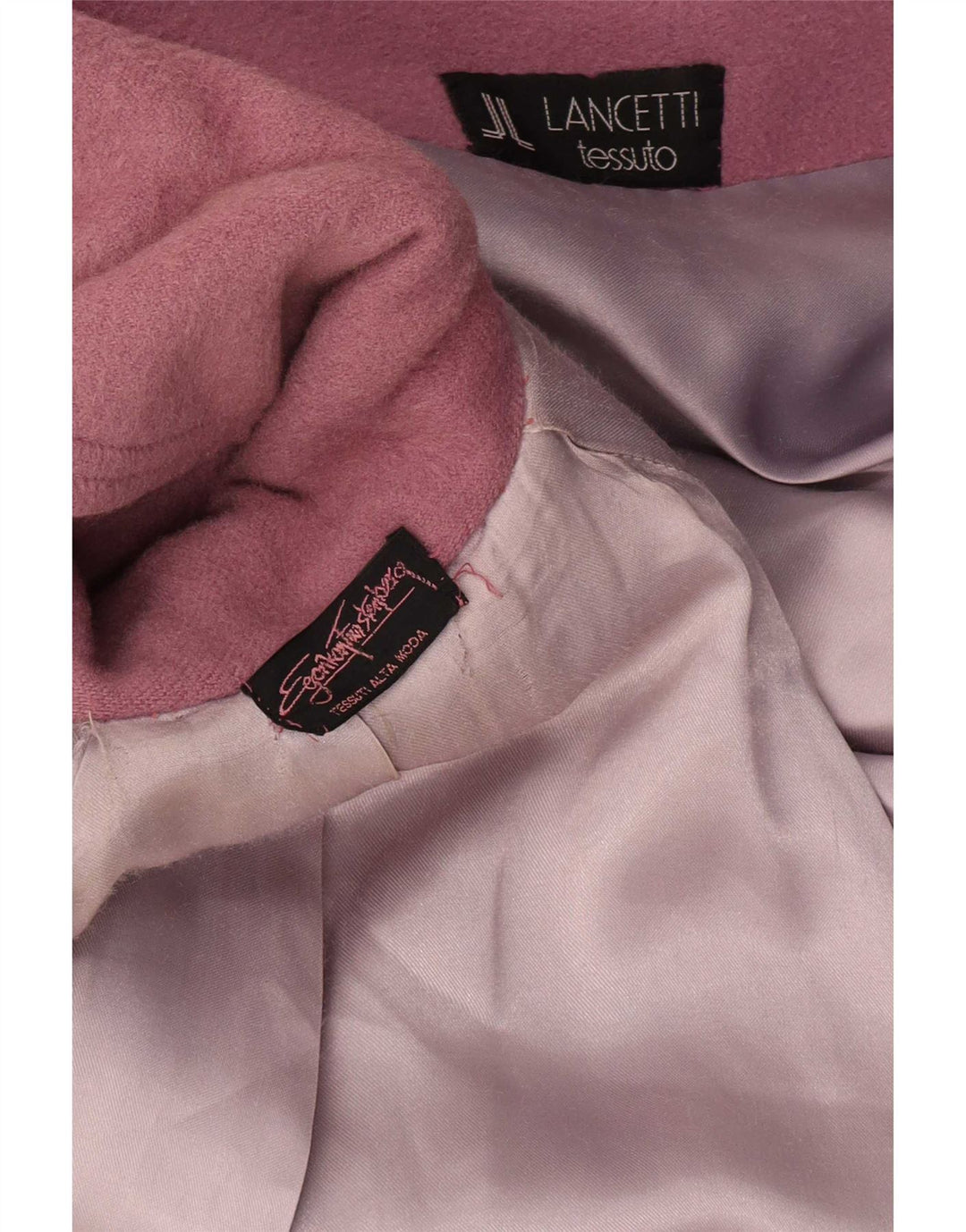 Sobretudo feminino Lancetti UK 18 XL Rosa