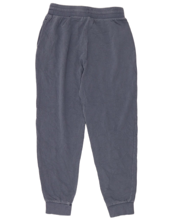 Reebok Calças de Treino Femininas Joggers UK 12/14 Médio Azul Algodão