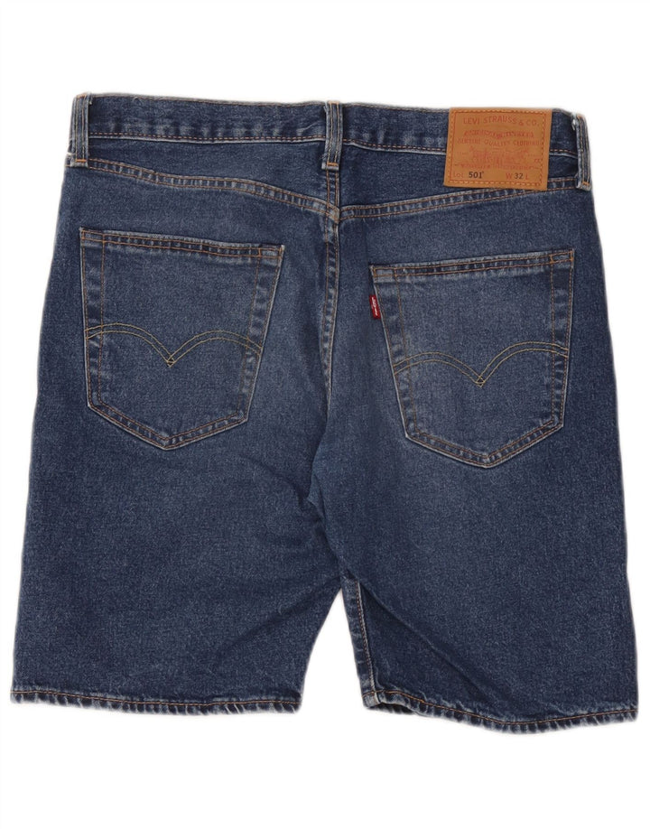 Shorts jeans masculino 501 da Levi's W32 azul médio algodão