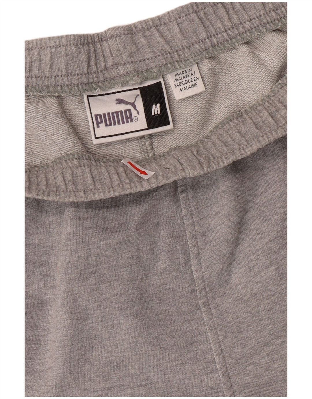 Shorts esportivos masculinos Puma cinza médio