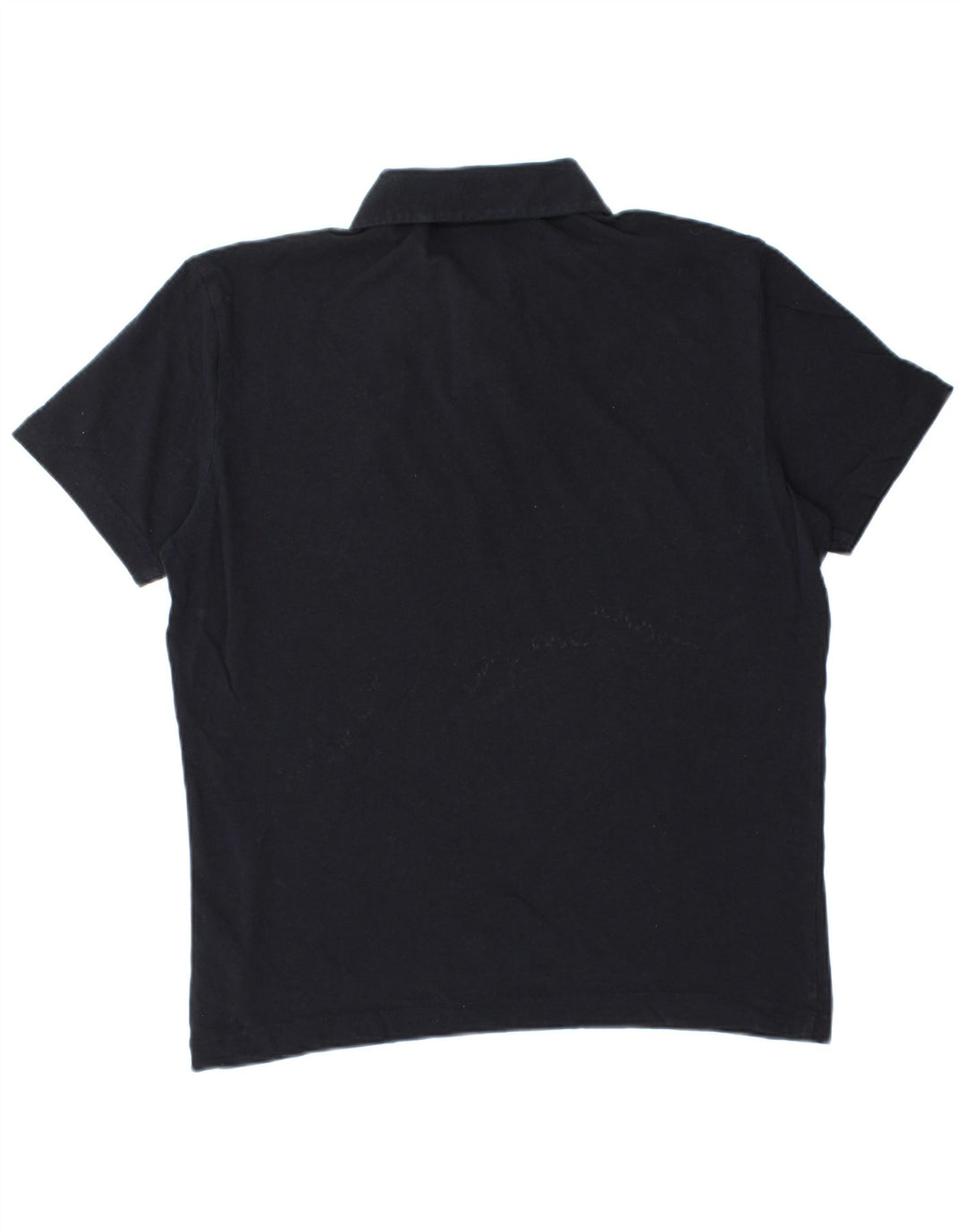 Camisa polo masculina Massimo Dutti médio algodão azul marinho
