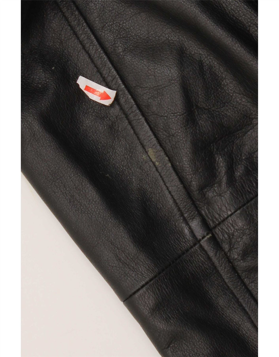 Jaqueta de couro masculina Pierre Cardin UK 40 grande preta