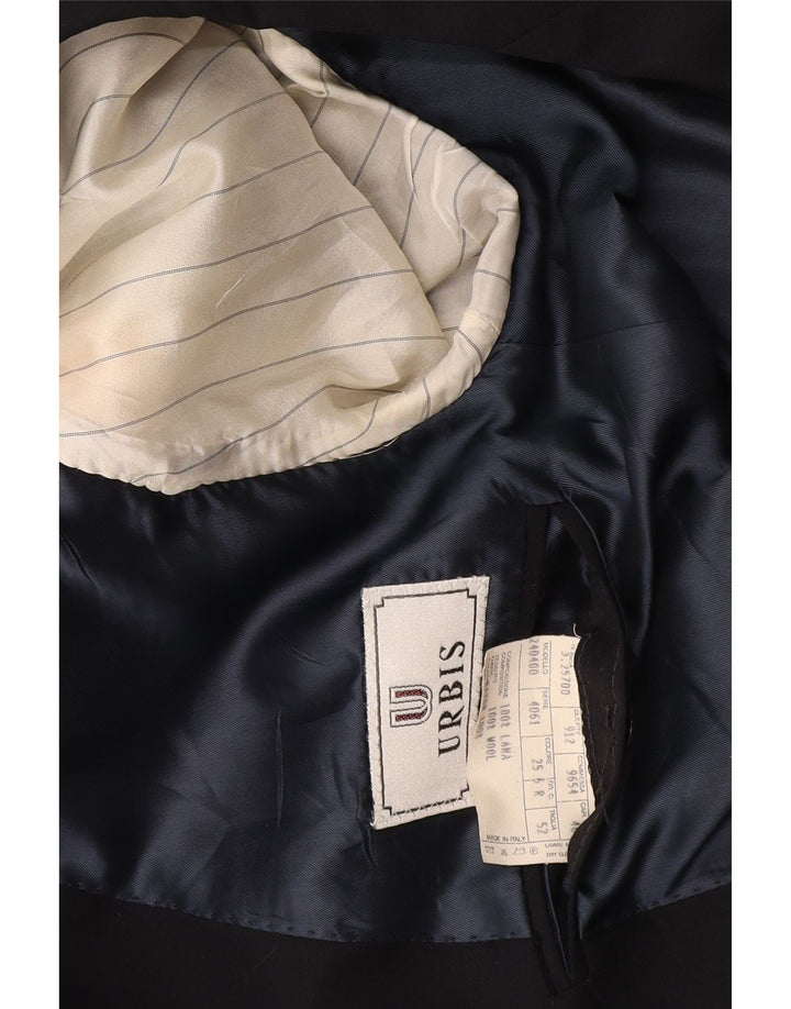 Jaqueta Blazer Masculina Urbis com 2 Botões IT 52 XL Azul Marinho Lã