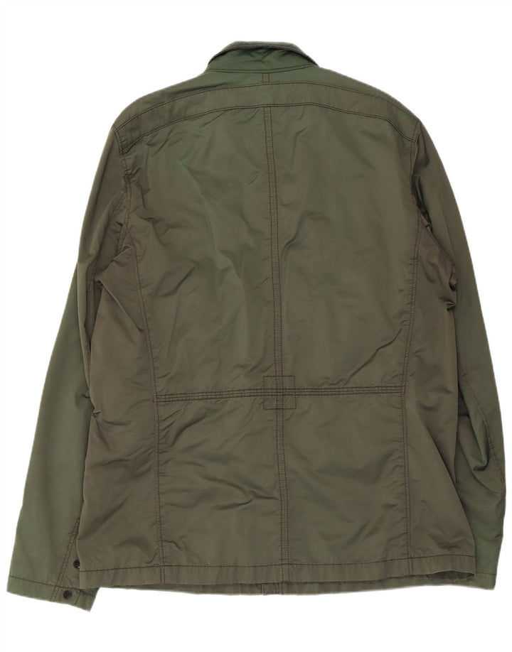 Jaqueta utilitária masculina HUGO BOSS EU 56 3XL poliamida verde