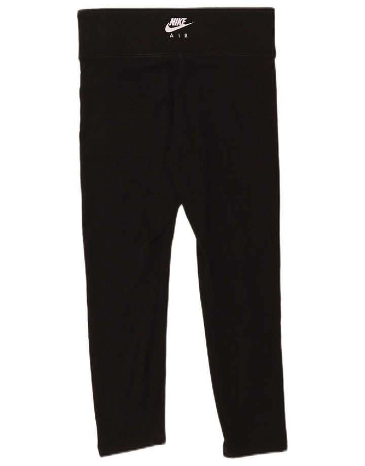 Leggings Nike Femininas Graphic Crop UK 14 Médio Algodão Preto