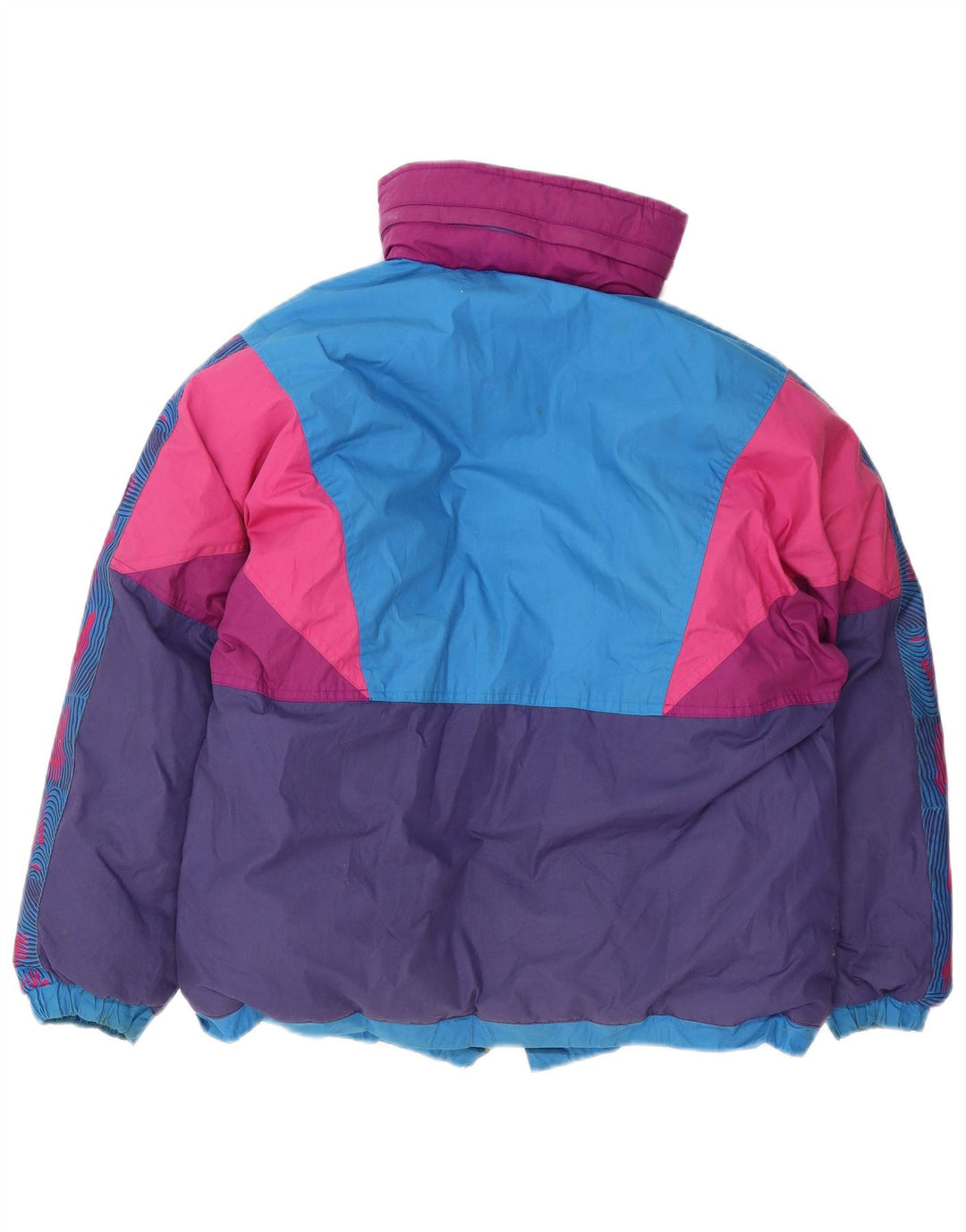 Jaqueta de esqui feminina DIADORA 9-10 anos grande bloco colorido multicolorido