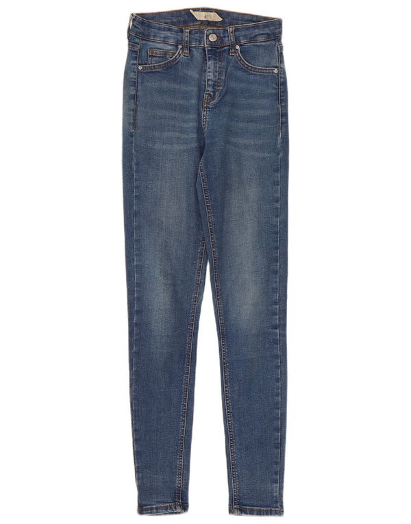 Jeans skinny feminino Topshop W26 L29 algodão azul