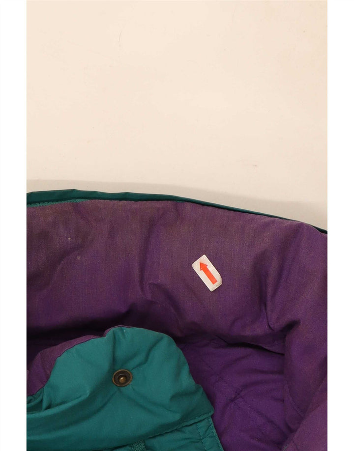Colete acolchoado reversível masculino Lotto UK 40 poliéster roxo grande