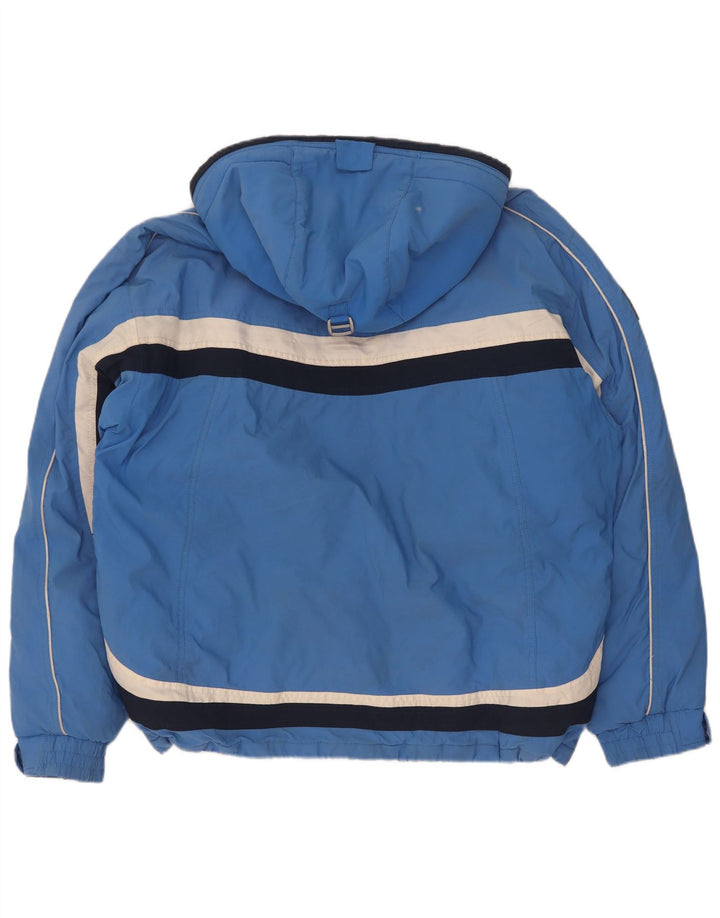 Jaqueta de esqui masculina com capuz Aesse IT 52 XL azul Colourblock poliamida