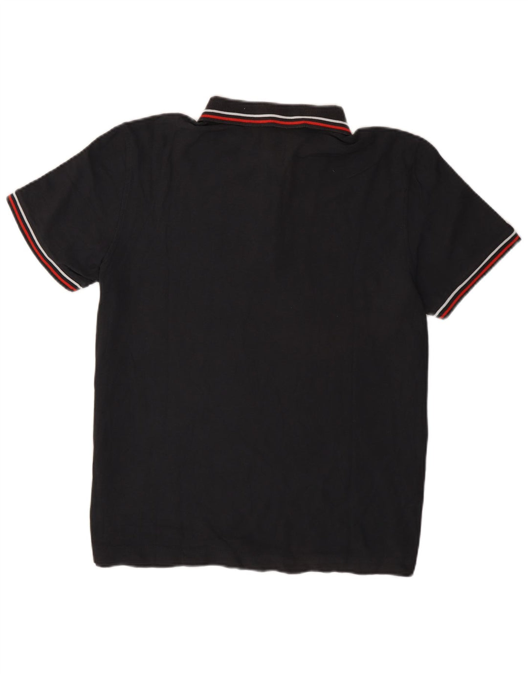 Camisa polo masculina Lotto XL preta listrada