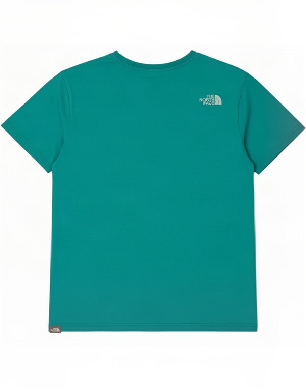 Camiseta masculina The North Face grande algodão turquesa