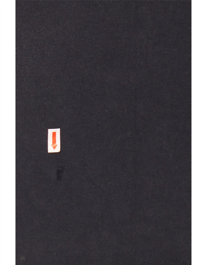 Camiseta masculina Nike Standard Fit Graphic Top Médio Azul Marinho Algodão