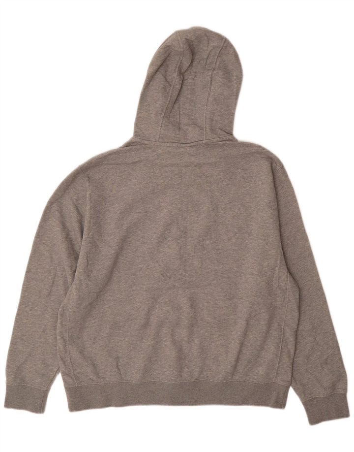 Suéter masculino NIKE com capuz e zíper XL cinza algodão