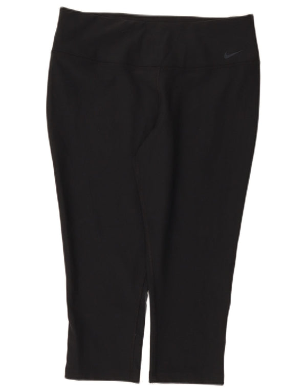 Leggings Nike Dri Fit Capri UK 14 Grande Poliéster Preto