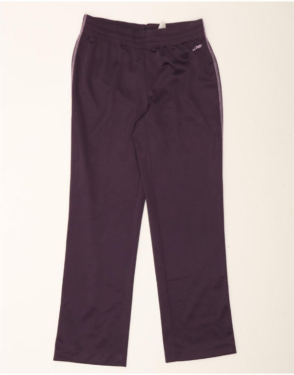 Calça de treino feminina LOTTO Reino Unido 14 grande poliéster roxo