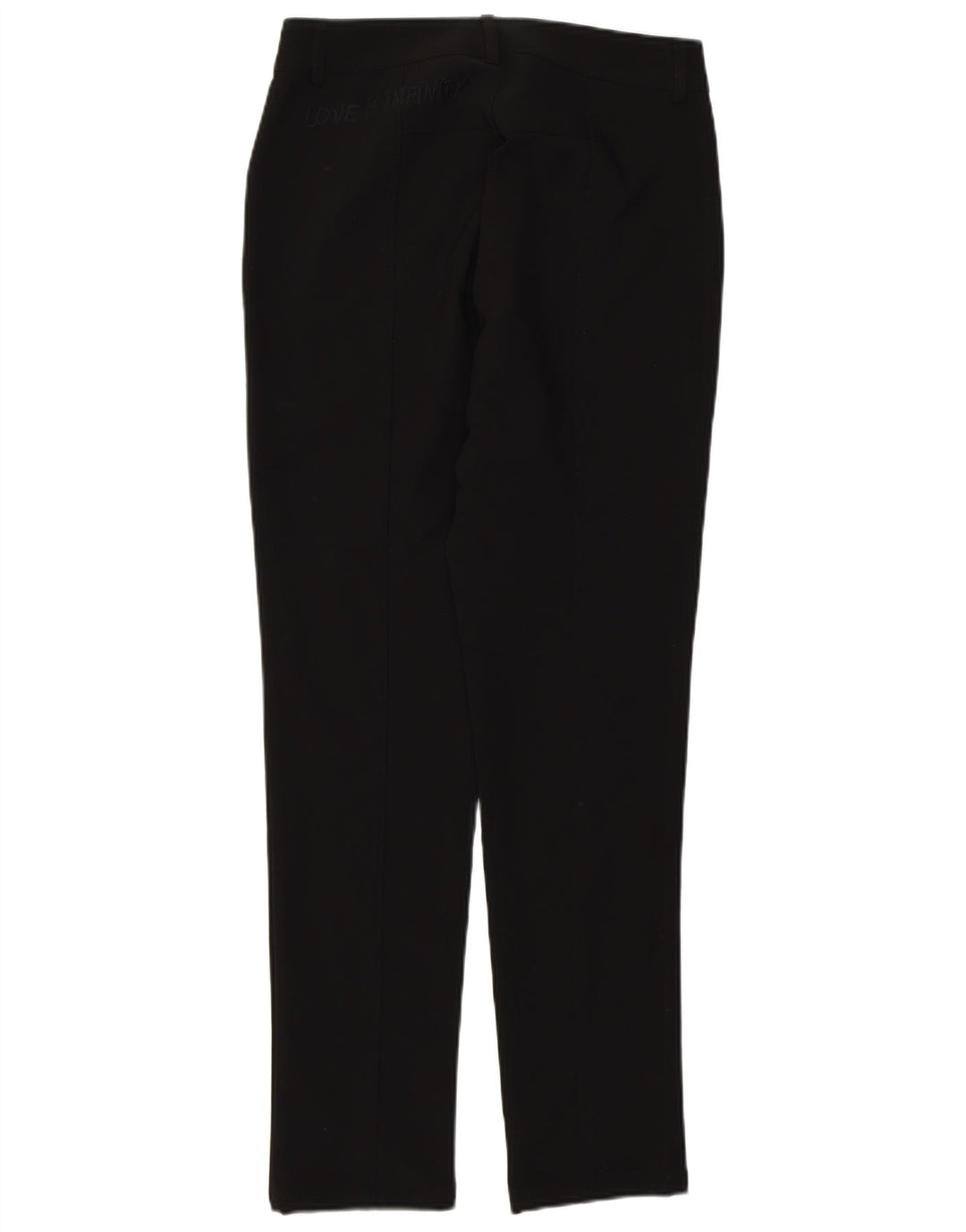 Calça casual feminina Desigual Slim médio W28 L28 preta