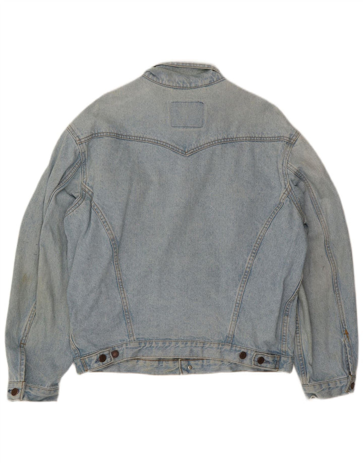 Jaqueta jeans masculina Levi's UK 38 azul médio