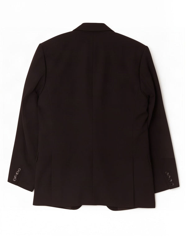 Jaqueta blazer masculina Zara com 2 botões EU 48 Viscose preta média