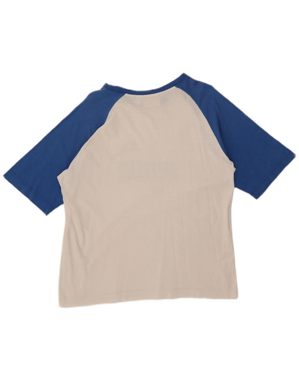 Camiseta masculina Puma Graphic Top XL branco colorblock