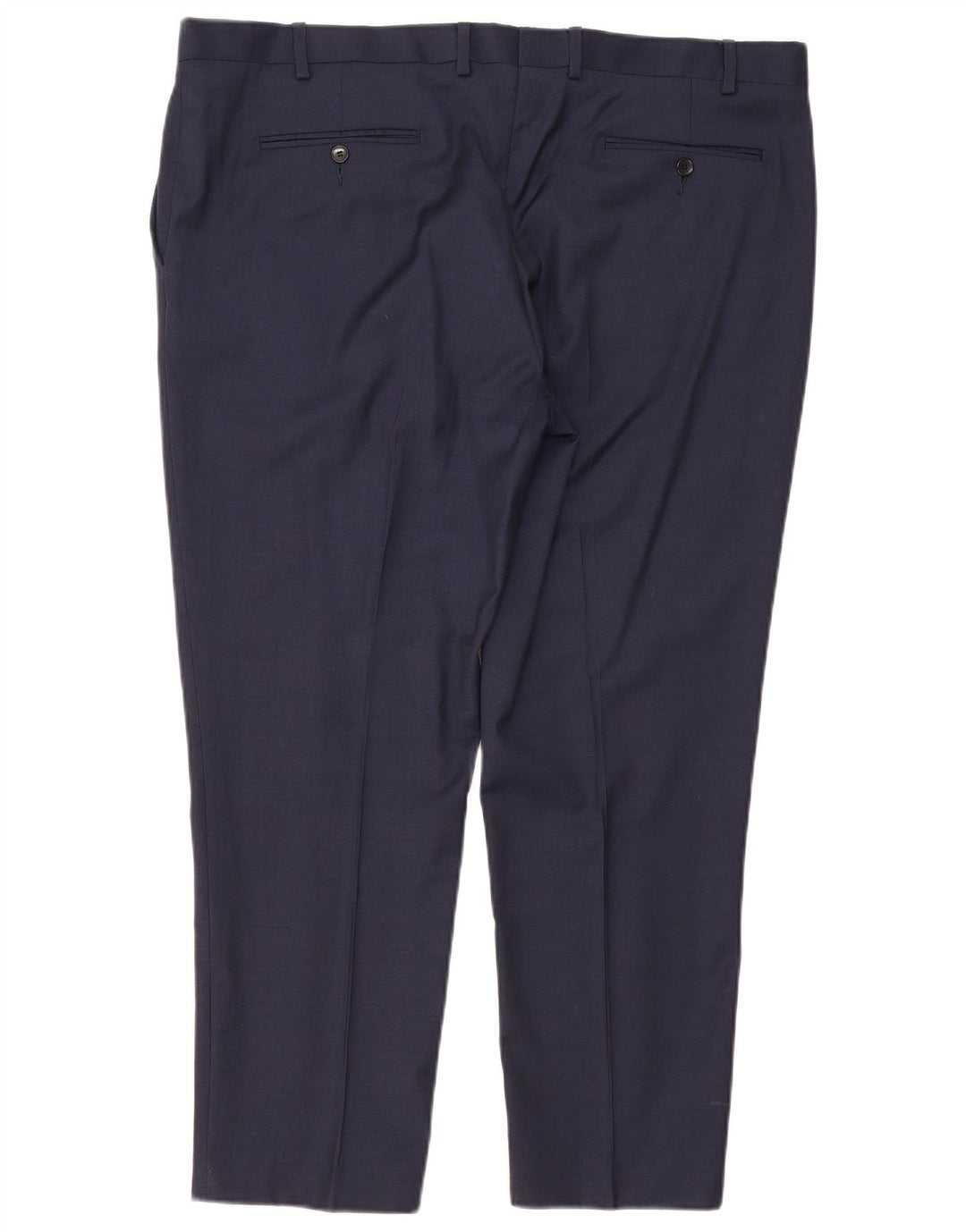 Calça masculina Autograph Slim Suit W42 L29 azul marinho