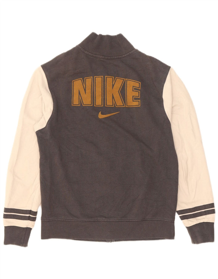Jaqueta Nike masculina com agasalho gráfico XS cinza colorblock algodão