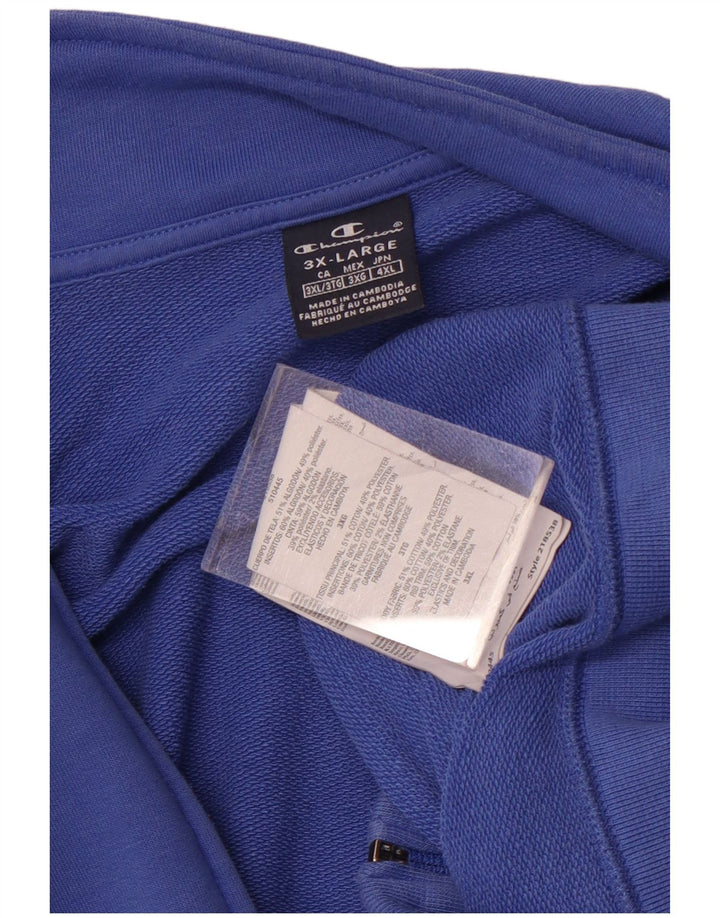Jaqueta masculina de agasalho Champion 3XL algodão azul