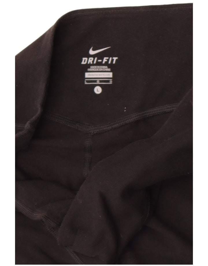 Leggings Nike Dri Fit Capri Femininas UK 14 Grande Preto