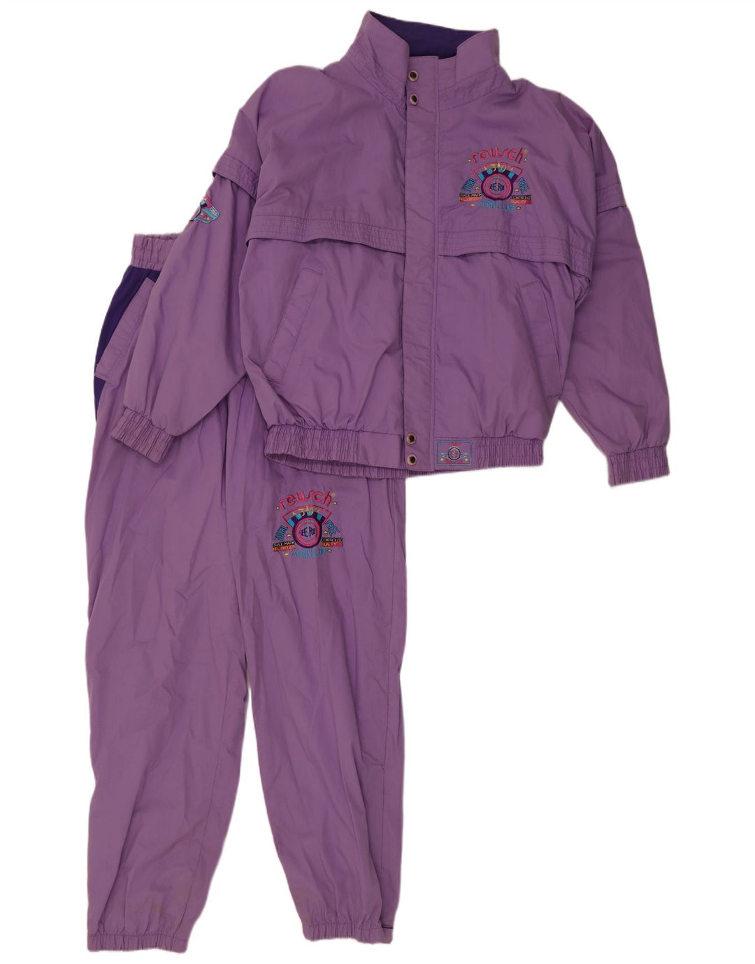 Reusch Mens Graphic Full Tracksuit XL Roxo Poliéster