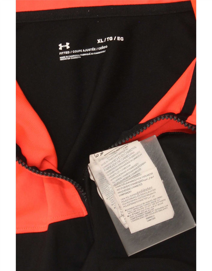 Under Armour Mens Treino Top Jacket XL Preto Colourblock Poliéster