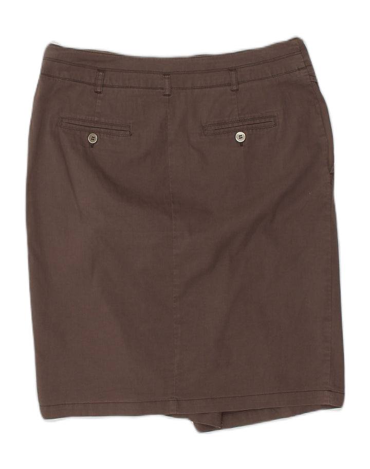 MARELLA Womens Wrap Skirt W32 Large  Brown | Vintage Marella | Thrift | Second-Hand Marella | Used Clothing | Messina Hembry 