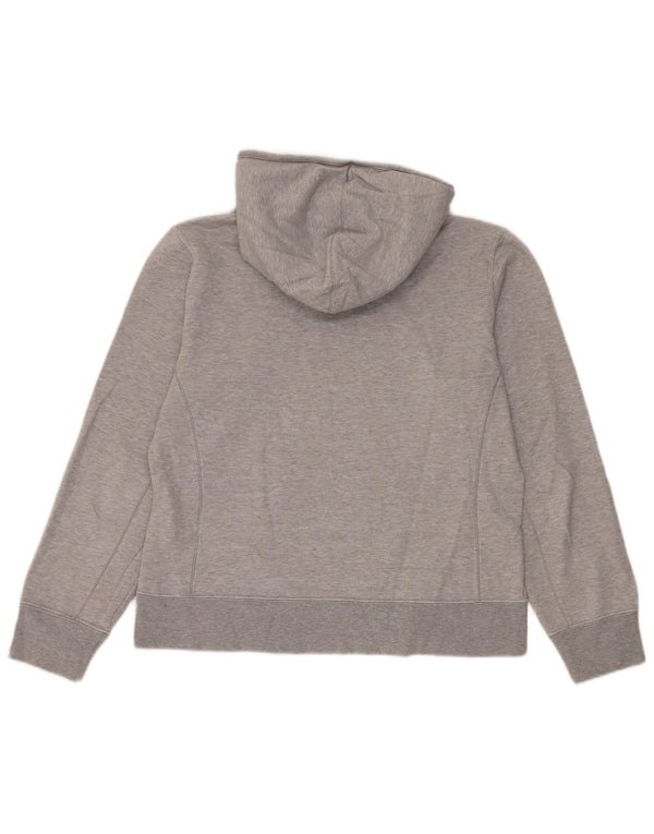 Jumper com capuz gráfico Champion feminino Heritage Classics UK 18 XL cinza