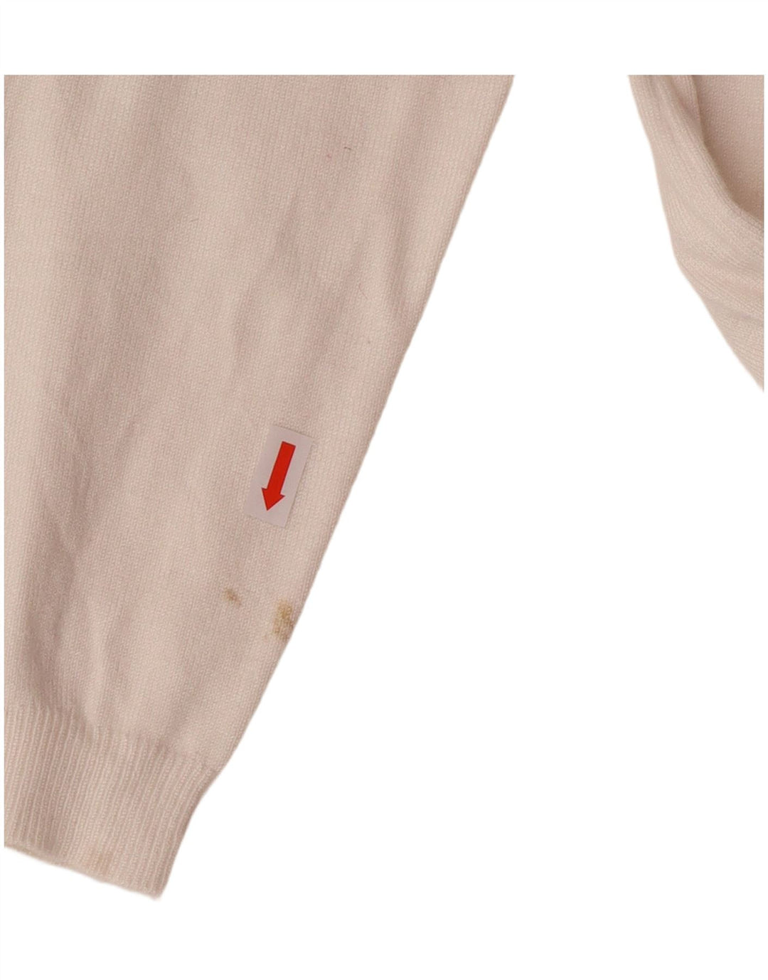 Suéter feminino Guess com gola canoa e gola redonda Reino Unido 10 pequeno branco