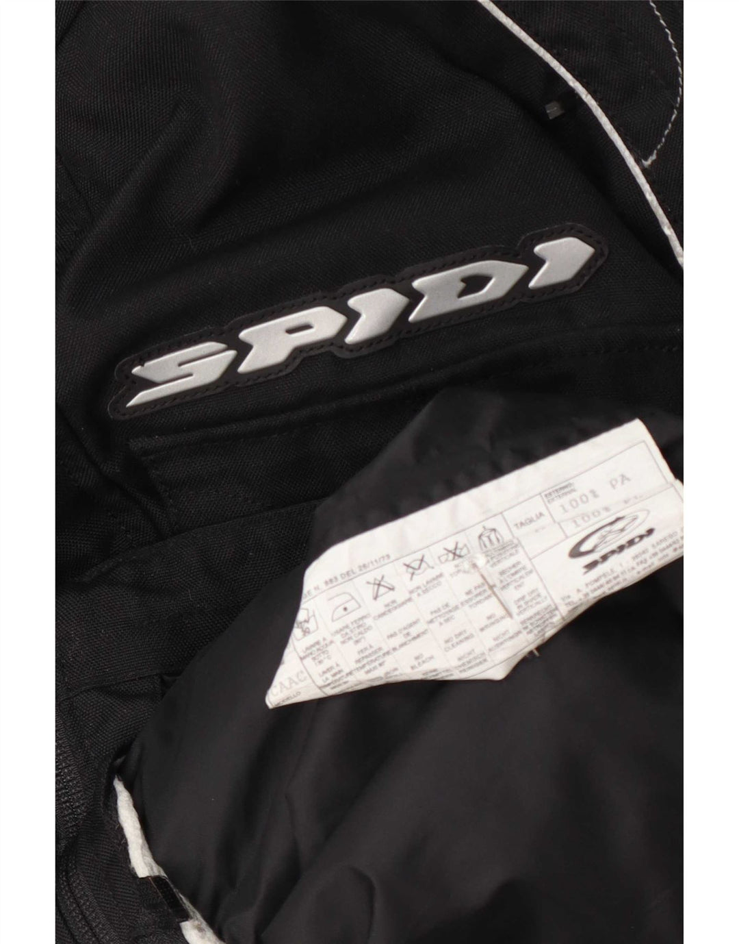 Jaqueta masculina Spidi Racer UK 38 poliamida preta média