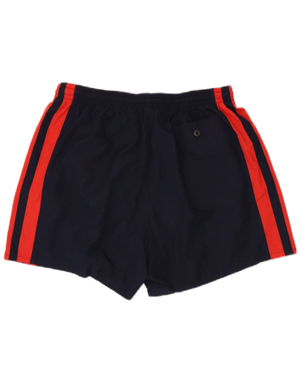 Shorts de natação masculino Paul & Shark para iate 3XL W44 L4 azul marinho bloco colorido
