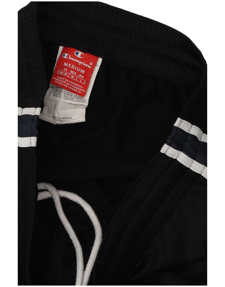 Calça de treino masculina Champion Graphic preto médio poliéster