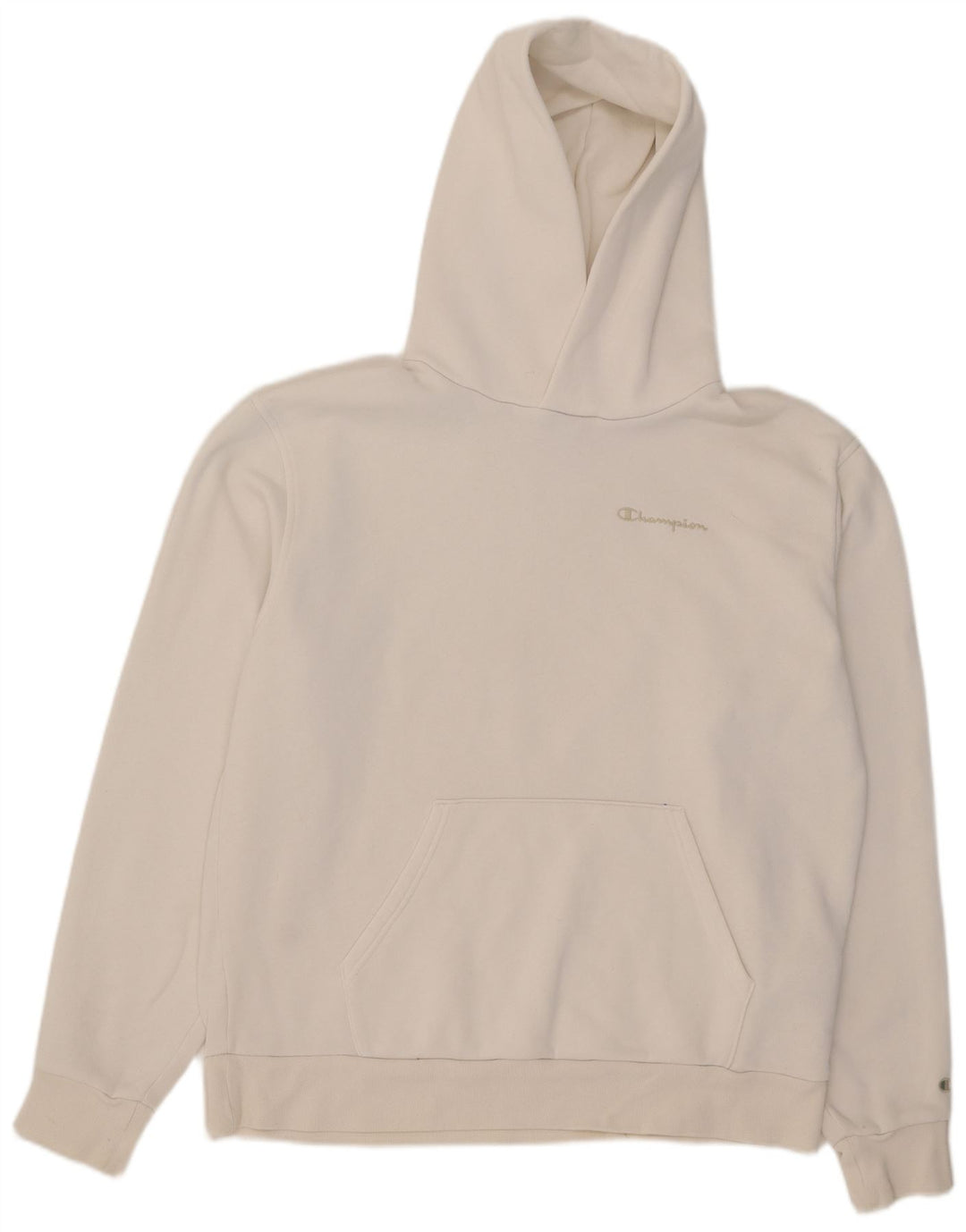 Champion moletom com capuz masculino médio algodão branco