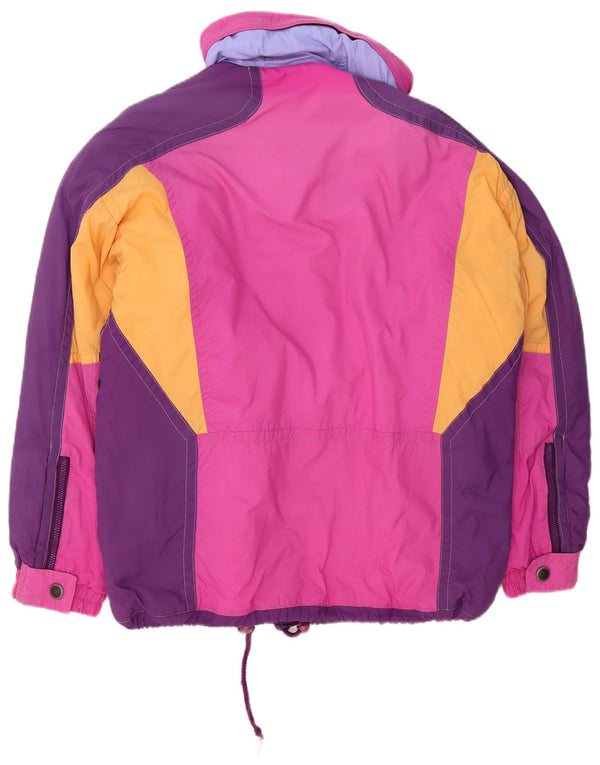 Jaqueta de esqui masculina Colmar IT 48 poliamida colorblock rosa médio