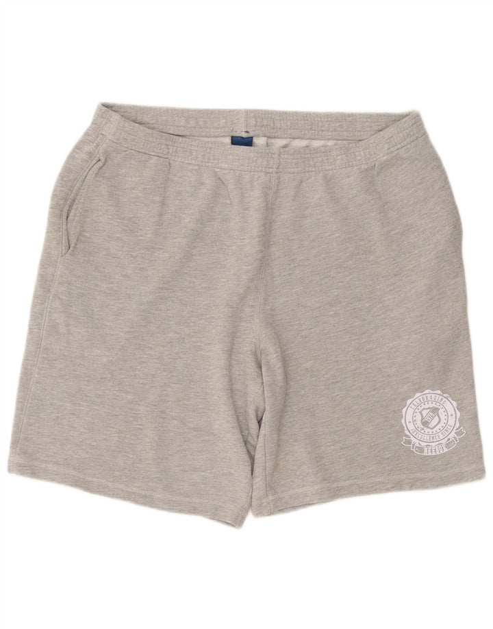 Shorts esportivos masculinos REEBOK 2XL algodão cinza