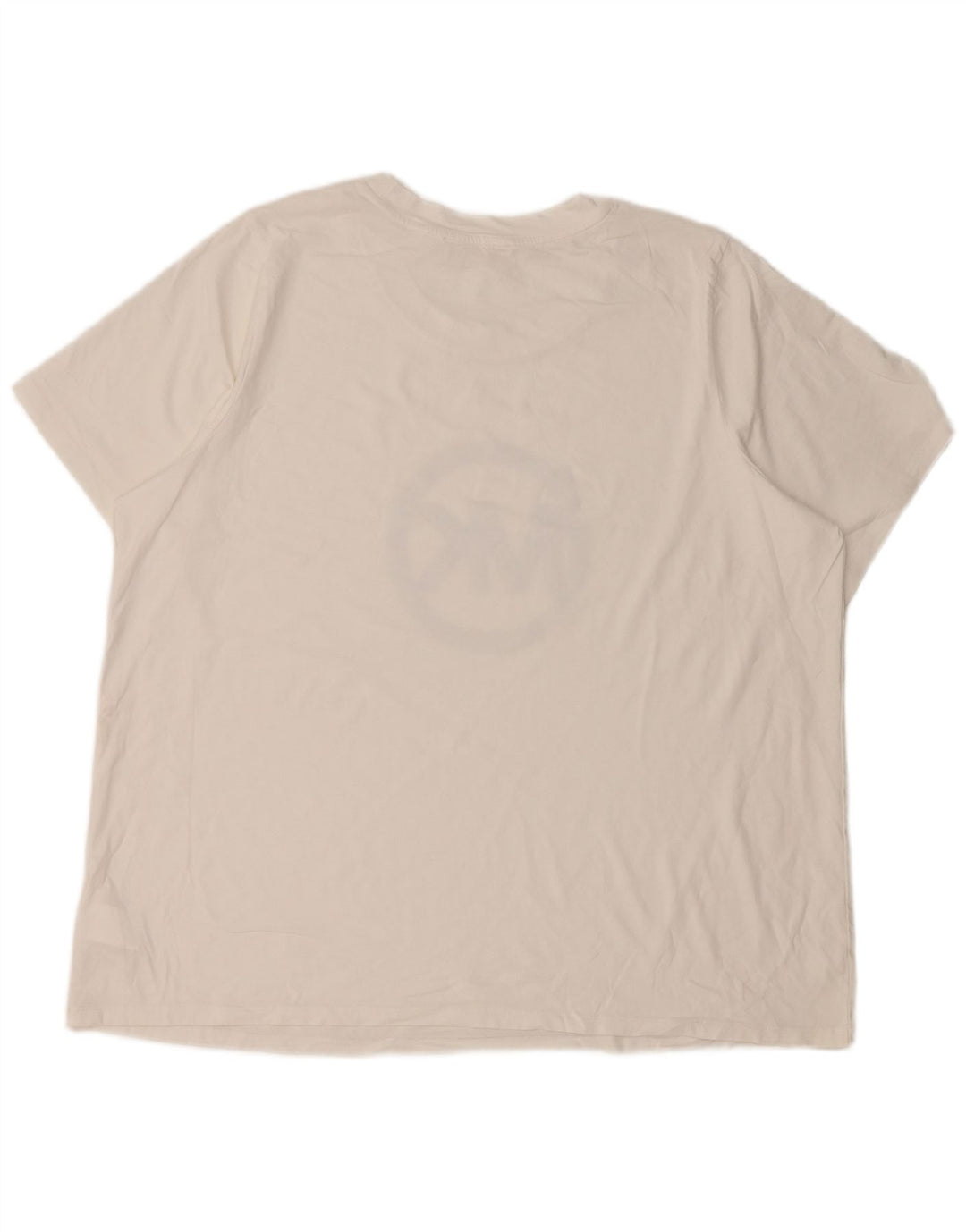 Camiseta gráfica masculina MICHAEL KORS Top XL algodão branco
