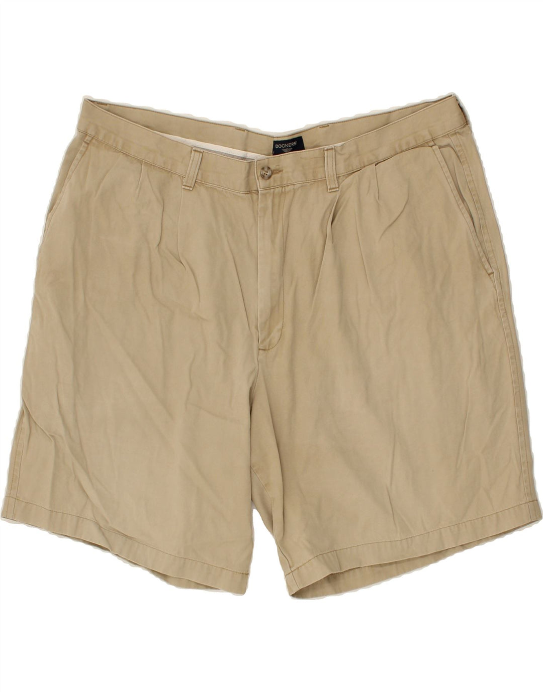 DOCKERS Mens Pegged Chino Shorts W40 XL Beige Cotton Vintage Dockers and Second-Hand Dockers from Messina Hembry 