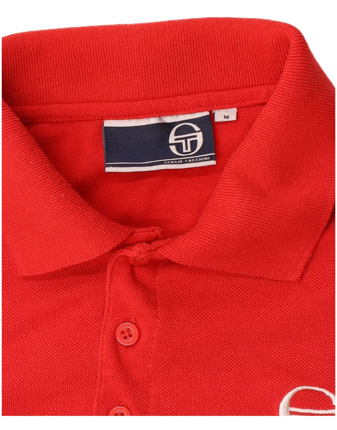 Camisa pólo masculina Sergio Tacchini vermelho médio