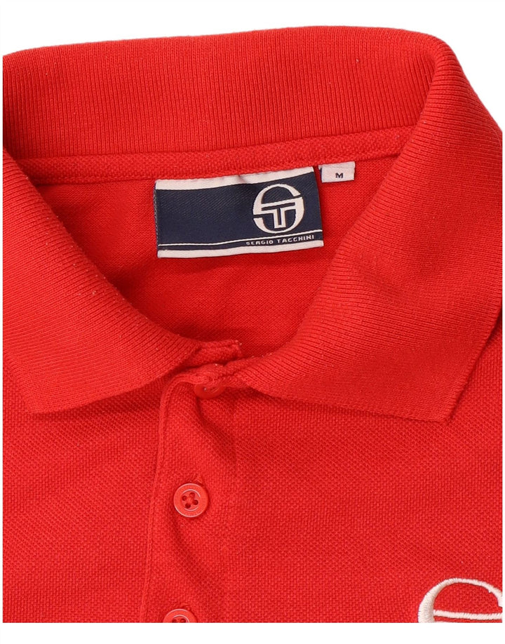 Camisa pólo masculina Sergio Tacchini vermelho médio