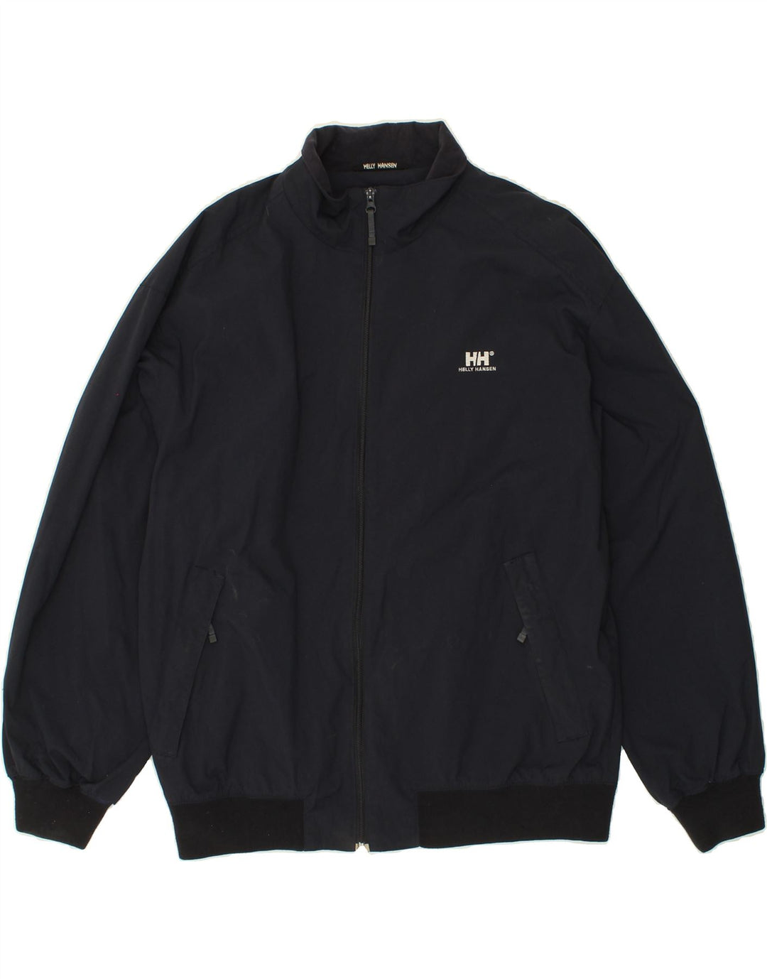 Jaqueta bomber alta masculina HELLY HANSEN Reino Unido 42 XL azul marinho poliéster